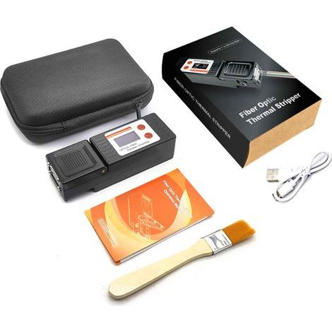 Spellatore termico portatile per fibre ottiche – 48 conduttori – Schermo LCD – Riscaldatore integrato (1/5)