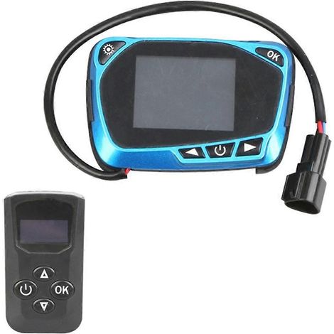 Interrupteur de surveillance du thermostat avec affichage LCD pour chauffage de stationnement --- (1/5)