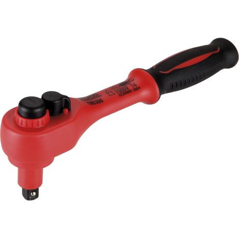 LLAVE DE CARRACA DE 1/4" AISLADA VDE 1000V ALYCO