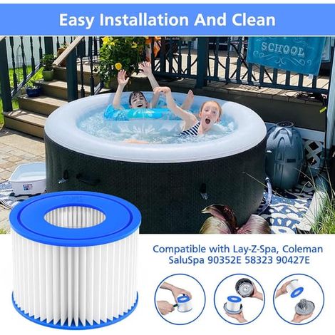 Cartouche filtrante Lay-Z-Spa (VI), compatible avec tous les modèles de spas Lay-Z-Spa (2 pièces) (1/5)