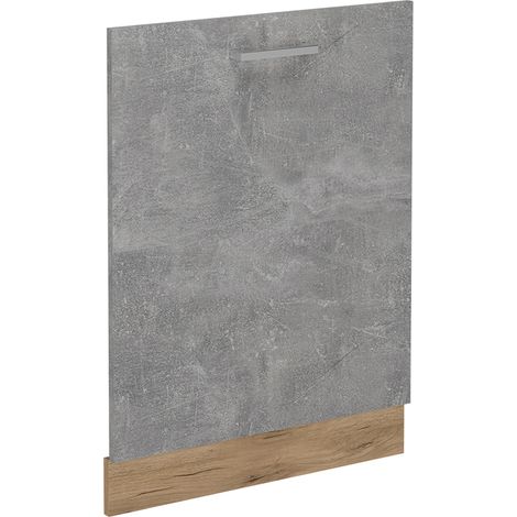Coperchio per lavastoviglie R-Line, Calcestruzzo, 60 cm senza piano di lavoro, Vicco