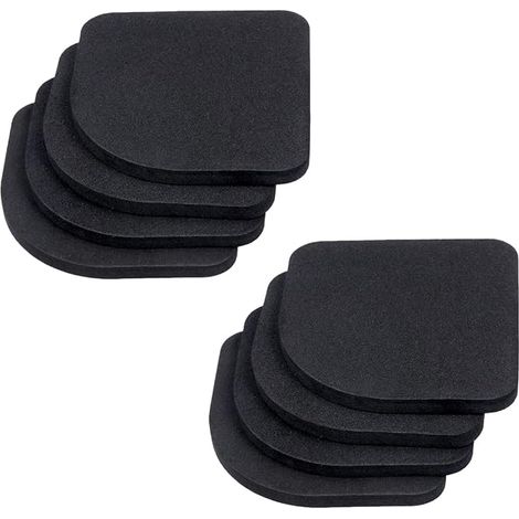 8 pièces coussinets anti-vibrations pour machine à laver, coussinets anti-bruit, coussinets anti-vibrations, coussinets anti-vibrations pour réfrigérateur, sèche-linge, meubles, coussinets pour machin (1/5)