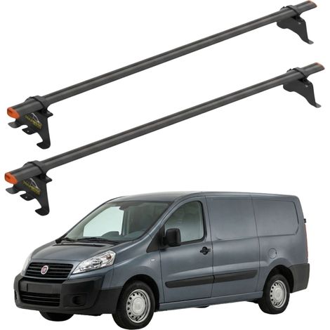Barre portatutto per Fiat Scudo dal 2022, punti di fissaggio, alluminio, 2 barre