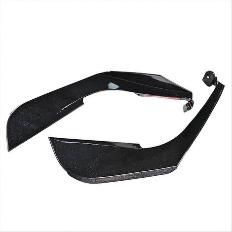 Housse de protection avant pour C8 Z51 2020-2024, cache latéral canard en matériau résistant, kit de 2 pièces, finition noire, adapté aux modèles Corvette, protection optimale contre les chocs et inte (1/5)