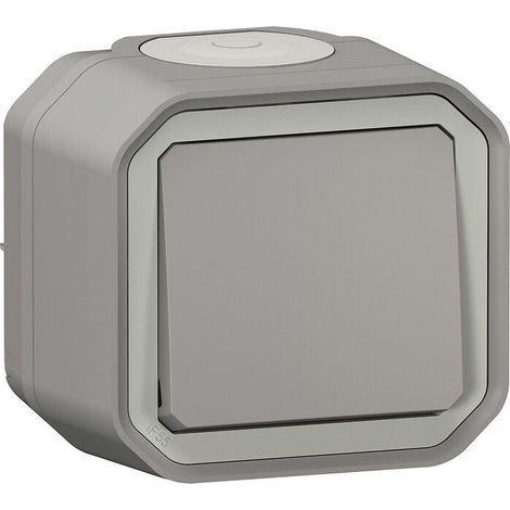POUSSOIR ÉTANCHE EN SAILLIE PLEXO LEGRAND ANTHRACITE 069790L