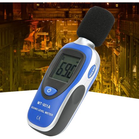 MT-901A Tragbares digitales LCD-Schallpegelmessgerät, Geräuschdetektor, Tester, Datenmessung in Dezibel (30-130 dB) (1/5)