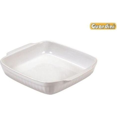 Guardini COTC22 Ceramica Pirofila Quadrata 25x22 cm forno tradizionale e microonde lavastoviglie colore Bianco