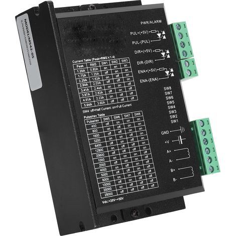 Schrittmotortreibermodul, 20–50 V DC CNC-Steuerung für 2-Phasen-Motoren der Serie 57, Präzisionssteuerplatine (1/5)