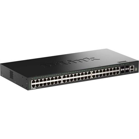 D-Link - Switch Gigabit apilable de 52 puertos para redes de alta velocidad (1/2)