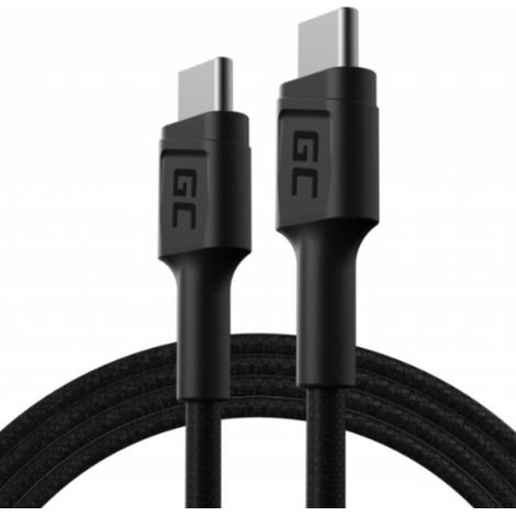 Green Cell KABGC30 cavo USB USB 2.0 1,2 m USB C 0,48 Gbit/s 60 W Nero (1/4)