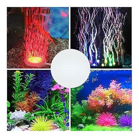 Lampe à bulles LED pour aquarium, bordures de sable (1/2)