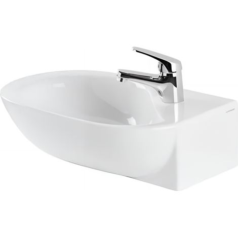 Lave mains mural Douro mural céramique traditionnelle Gamme PRO SANINDUSA 51x31 couleur blanc