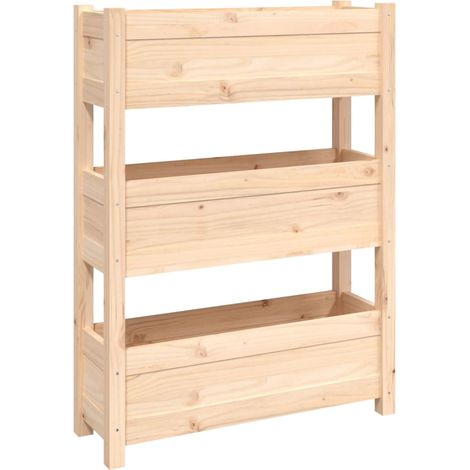 Maison Exclusive - Pflanzkübel 77x25x104,5 cm Massivholz Kiefer (1/5)
