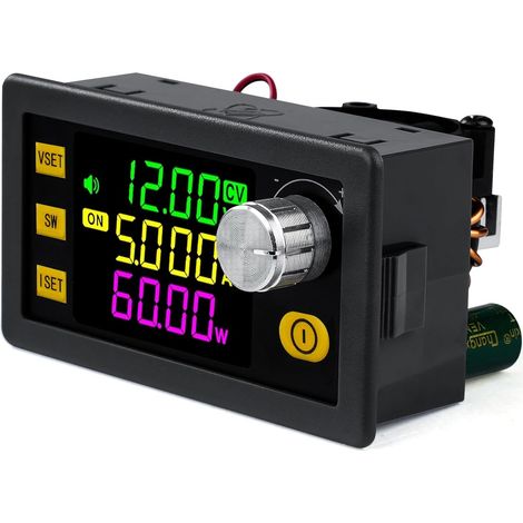 120-W-6-A-DC/DC-Wandlermodul, 0–36-V-Spannungsregler, Farb-LCD-Bildschirm, Überhitzungsschutz, einstellbares Netzteil (1/5)