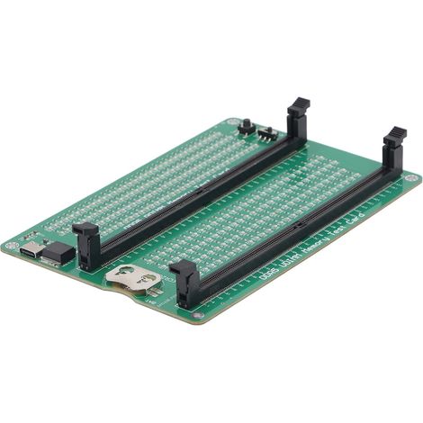 Testeur de Mémoire DDR5 D'ordinateur, avec Indicateur LED, pour Carte de Test de Mémoire DDR5 R DIMM U DIMM de Bureau (1/4)