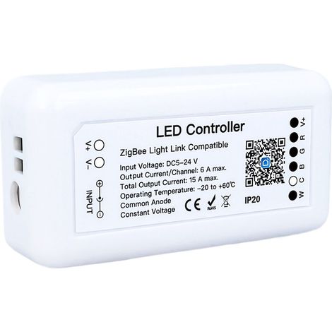 ZigBee Controller 12V 24V 4 Canali Per Striscia Led RGBW APP Tuya Compatibile Con Alexa Google Home
