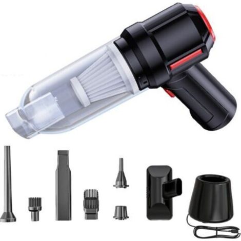 Mini Souflette électrique air comprimé: portabilité Handheld Cordless Vacuum Cleaner dépoussiérant et aspirateur pc, depoussierant Voiture, Bureaux, intérieurs de Voiture (1/5)