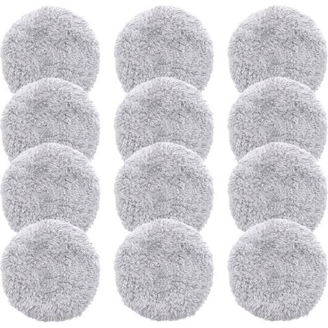 CSPARKV Lot de 12 Chiffons de Nettoyage de vitres pièces d'aspirateur Robot aspirateur vadrouille Humide pour Robot Nettoyage vitres (1/4)