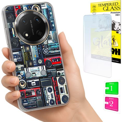 Custodia per Honor Magic7 Lite con cover fotografica e vetro temperato 9H. (1/5)