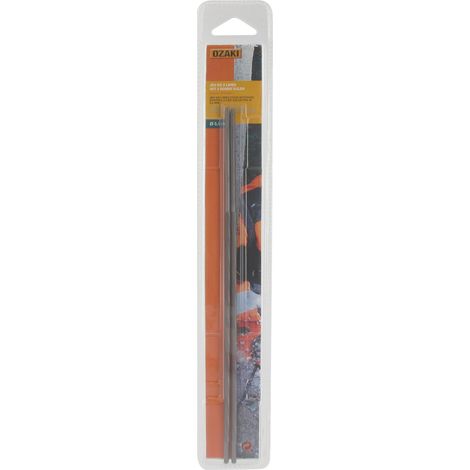 Set mit 2 Feilen zum Schärfen von 1/4 und 3/8 Lo Pro-Ketten – Ø: 3,5 mm (unter der Schale) CENTRALE BRICO