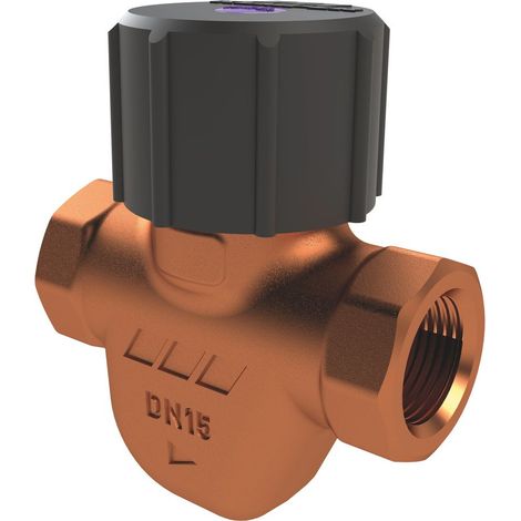 Kemper ETA-THERM automatisches Zirkulations-Regulierventil, 62 °C bis 64 °C, IG, Figur 136 00, DN 15, 1360001500