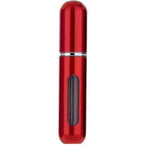 5 ml, 6 ml, 8 ml Mini-Parfümflasche mit Bodenbefüllung, nachfüllbar, leerer Kosmetikbehälter, Zerstäuberflasche für unterwegs-6ml-Red