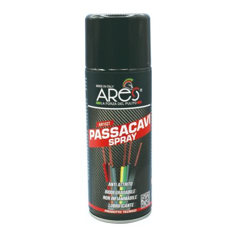 Ares PASSACAVI SPRAY Lubrificante biodegradabile non infiammabile 400 ML