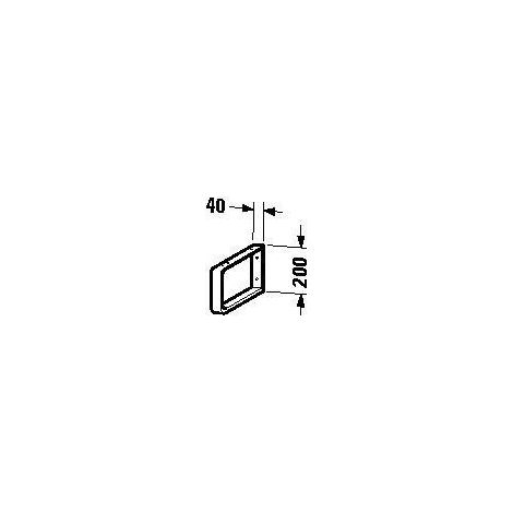 Duravit Konsolenträger-Handtuchhalter 9933, UV993300000 (1/3)