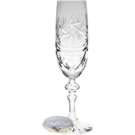Verres à champagne en cristal 170 ml, broyeur (1/2)