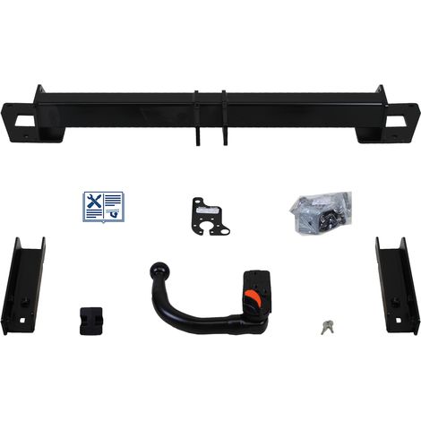 Attelage rotule démontable Aragon + faisceau Trail-Tec universel 7 broches - JEEP CHEROKEE (1/2)