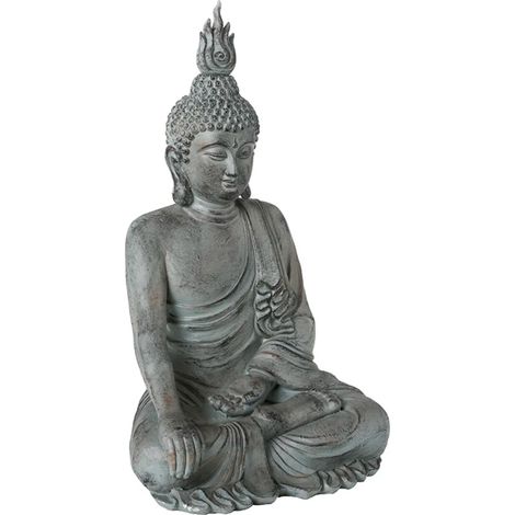 Estatuilla 'Bouddha' sentado A. 106 cm - Atmosphera créateur d'intérieur (1/4)