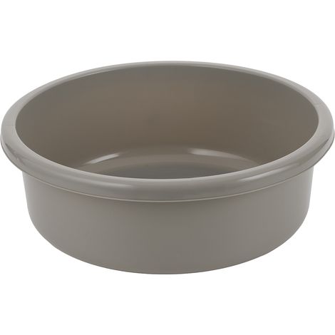 Bol rond en plastique 46 cm 20 L gris clair - Ben