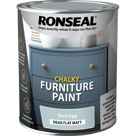 Chalky Furniture Paint Duck Egg 750Ml (1/3)