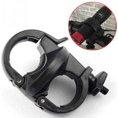 Supporto per lampada a forma di otto, morsetto per lampada da bicicletta, supporto per luce anteriore, staffa di montaggio, morsetto per bicicletta, accessori per mountain bike (1/3)