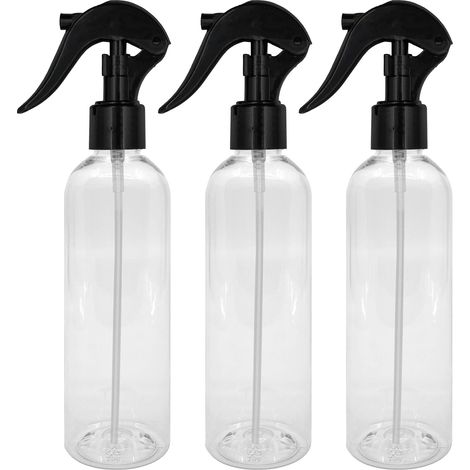 Vaporisateur - Lot De 3 - 250 Ml - PEHD - Résistant Chimique - Ménage Et Cosmétique - Transparent (1/5)