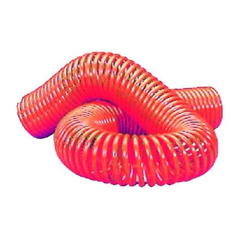 Tubo A Spirale In Nylon Aria Compressa 8 X 10 - Mt .15 - Colore Arancio.