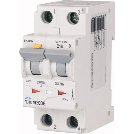 Disjoncteur différentiel PKP 2X16A 30mA type AC/ courbe C (000111625)