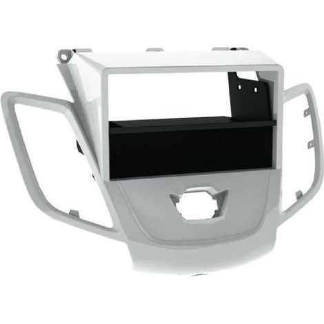 Support autoradio 1DIN FORD FIESTA 08-13 - sans ecran origine - argent