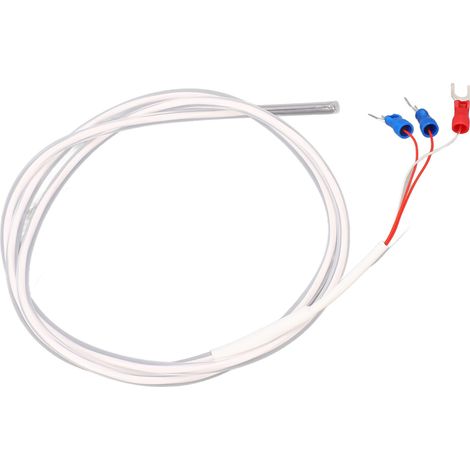 Sonde de température étanche PTFE 1m, thermistance Pt inoxydable, capteur précis résistant à l'eau et à la corrosion (1/5)
