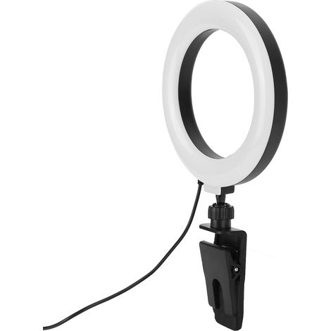 Verstellbare 15-cm-Videokonferenzlampe mit USB-Anschluss, Fülllicht für Medienkonferenzen (1/5)