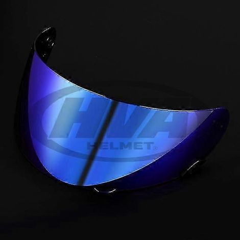 Visière de casque de moto Bell Qualifier Dlx MIPS anti-rayures et protection UV, compatible avec Bell Vortex Revolver RS-1 et RS-2. Couleur : bleu. (1/4)