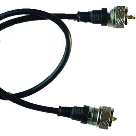 CORDON PL MALE -PL MALE avec prise PL259