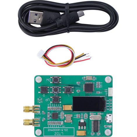 Signalgeneratormodul 23,5–6000 MHz, elektronische Platine, USB-5V-Stromversorgung, Hochfrequenzkomponente (1/5)