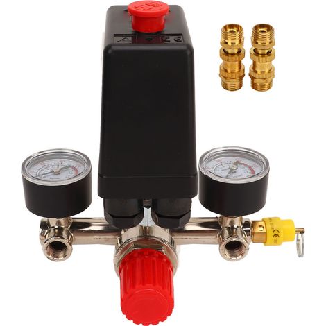 Interrupteur de pression pour compresseur d'air 0-180 PSI, vanne de régulation automatique précise, contrôle de pression (1/5)