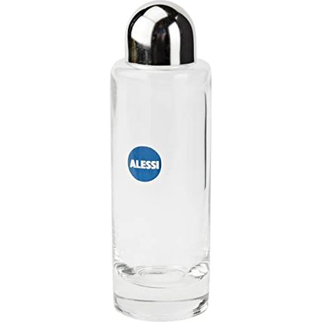 Alessi 5074/AO Contenitore per Olio o Aceto, Cristallo/Acciaio, Lucido (1/4)