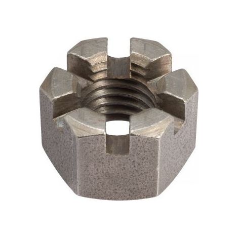 Ecrou à CRENEAUX HK M10 Acier zingué