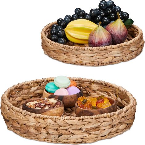 Juego de bandeja de 2 piezas de jacinto de agua (1/5)