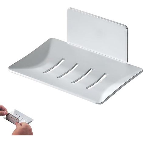 Seifenschale aus Edelstahl stilvoll und praktisch 1 Stück silber (1/5)