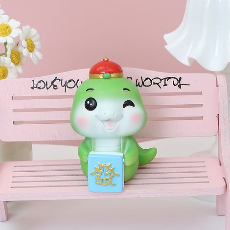 Décoration Voiture Année du Serpent Fortune Vert Ornement Console Centrale Cadeau Porte-Bonheur Nouvel An Chinois Accessoire Intérieur Auto (1/5)
