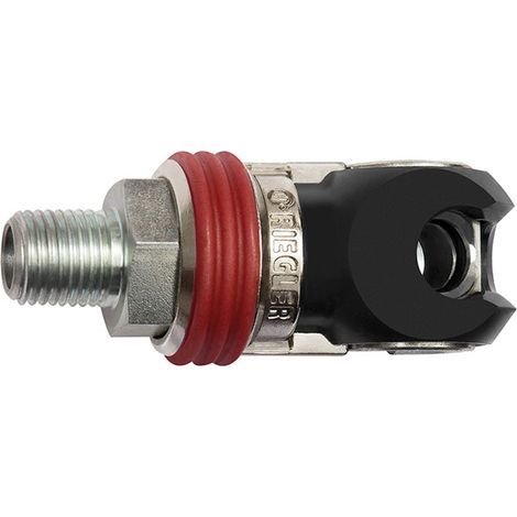 Riegler Schwenk-Sicherheitskupplung NW 7,2, EURO 7,2, Stahl, G 1/4 AG (1/3)